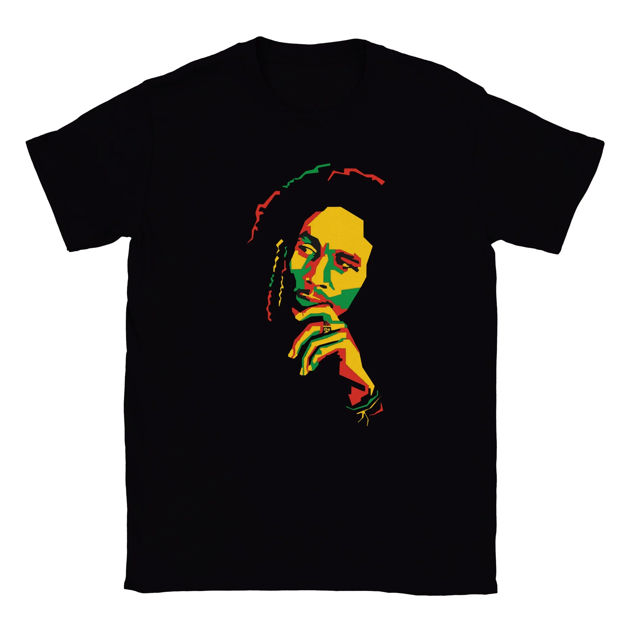 Crewneck T-shirt Premium Bob Marley Unisex Classic Cotton Comfort 15 3aa7986d 7746 4bb2 9cb9 0083d9b53f56