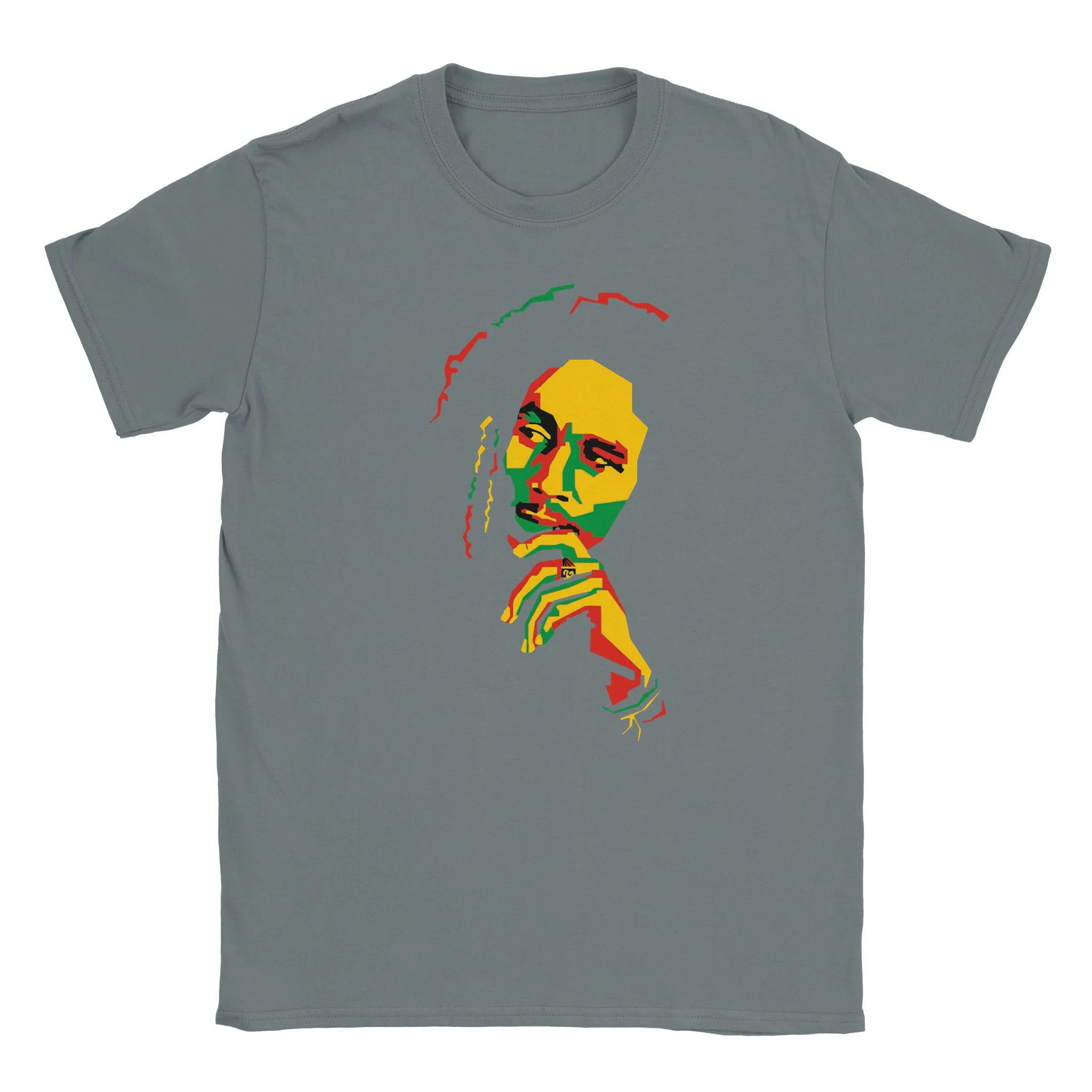 Crewneck T-shirt Premium Bob Marley Unisex Classic Cotton Comfort 12 4048c4de 3c93 4a35 826e 7ec231c24add