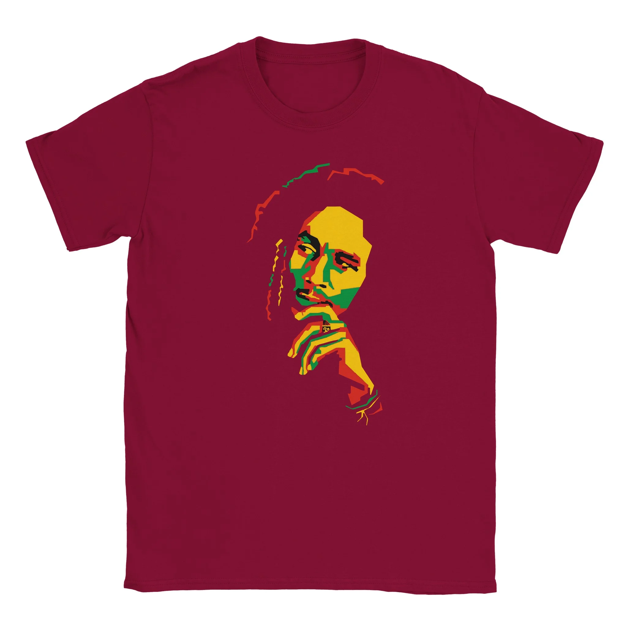 Crewneck T-shirt Premium Bob Marley Unisex Classic Cotton Comfort 6 77b26260 0f18 4f94 849d eac9ccada718